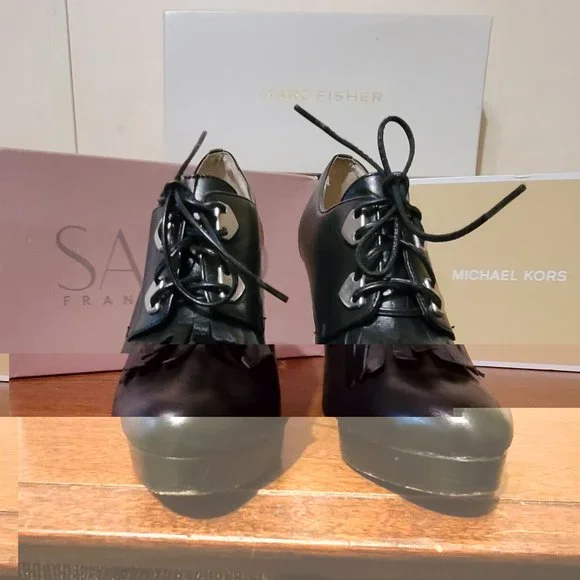 KORS Michael Kors leather wedges - Picture 7 of 12